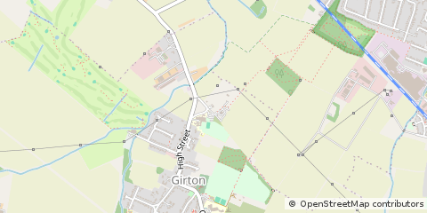 Map of Girton, Cambridgeshire