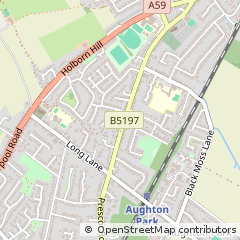 Map of Ormskirk, West Lancashire