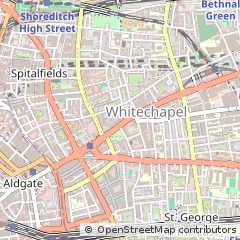 Map of 75 Whitechapel Road, London
