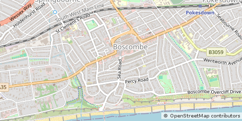 Map of Bournemouth