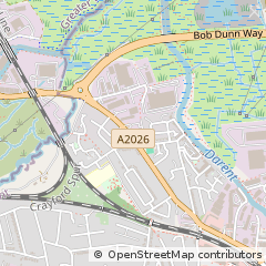 Map of Dartford, Kent