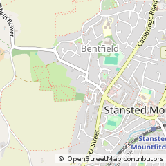 Map of Stansted, Essex