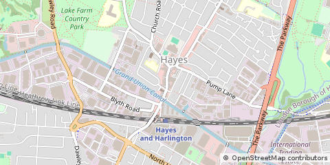 Map of Hayes