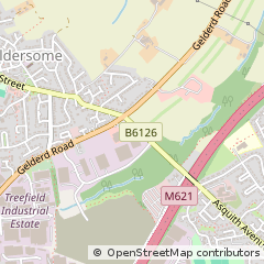 Map of Bradford, West Yorkshire
