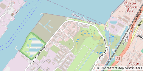 Map of Belfast, Antrim