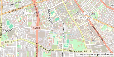 Map of Manchester
