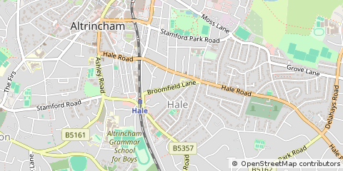 Map of Cheshire