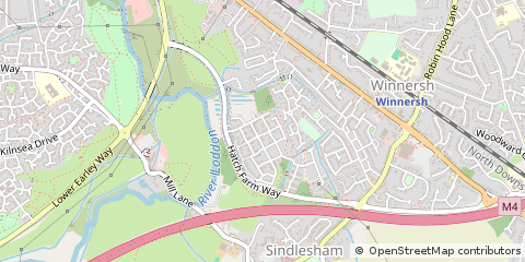 Map of Wokingham