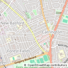 Map of Nottingham