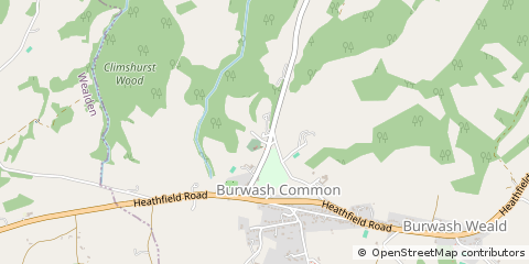 Map of Etchingham, East Sussex