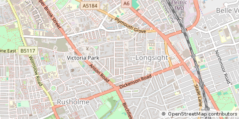 Map of Manchester