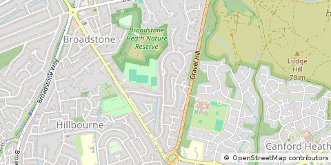 Map of Broadstone
