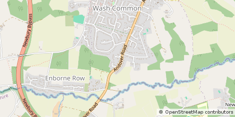 Map of Newbury, Berkshire