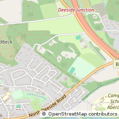 Map of Aberdeen, Grampian