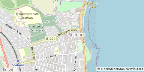 Map of Sunderland