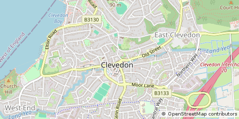 Map of Clevedon