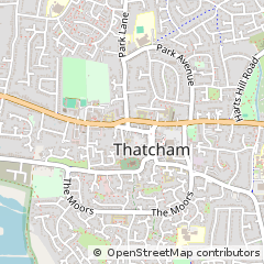 Map of Thatcham, Berkshire
