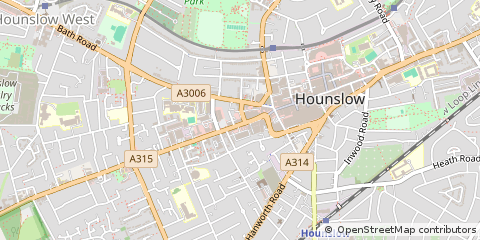 Map of Hounslow