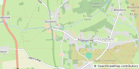 Map of Fordingbridge, Hampshire