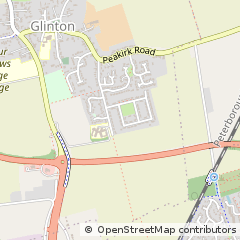 Map of Peterborough, Cambridgeshire