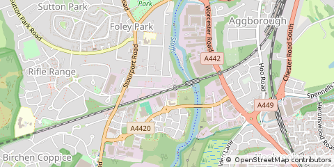 Map of Kidderminster