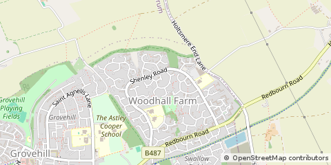 Map of Hemel Hempstead