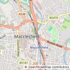 Map of Macclesfield