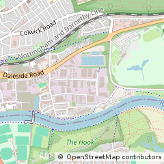 Map of Nottingham, Nottinghamshire