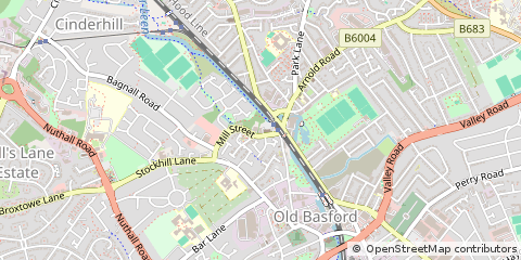 Map of Nottingham