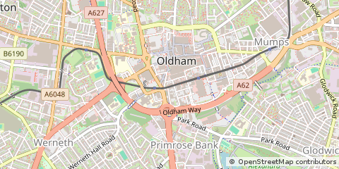 Map of Oldham