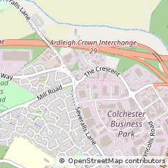 Map of Colchester