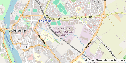 Map of Coleraine