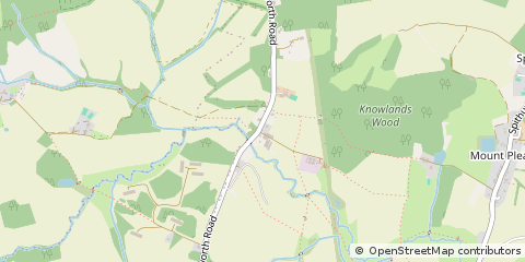 Map of Lewes, East Sussex
