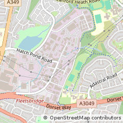 Map of Poole, Dorset