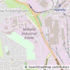 Map of Scunthorpe, North Lincolnshire