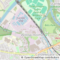 Map of Carlisle, Cumbria
