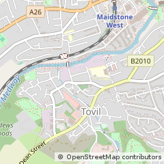 Map of Maidstone, Kent