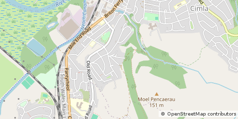 Map of Neath