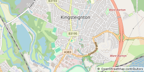 Map of Kingsteignton