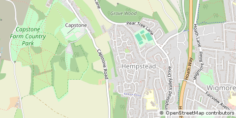 Map of Gillingham, Kent