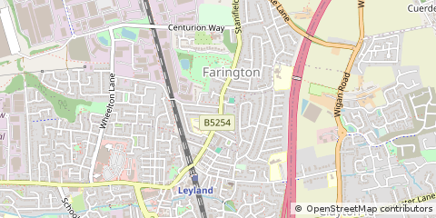 Map of Leyland