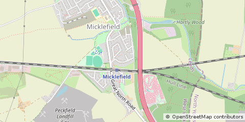 Map of Leeds, West Yorkshire