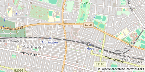 Map of Brighton, East Sussex