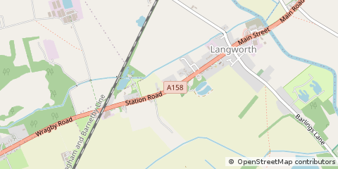 Map of Lincoln, Lincolnshire