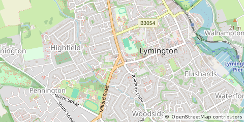 Map of Lymington