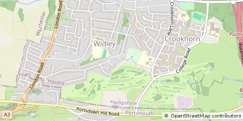 Map of Waterlooville, Hampshire