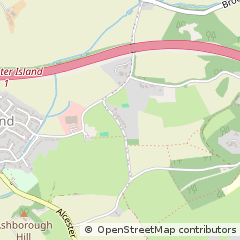Map of Bromsgrove, Worcestershire
