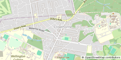 Map of Crowthorne