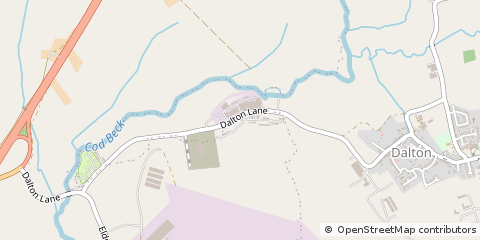 Map of Thirsk, N Yorks