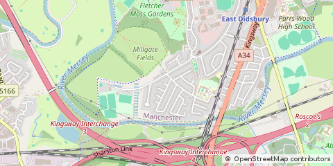 Map of Manchester